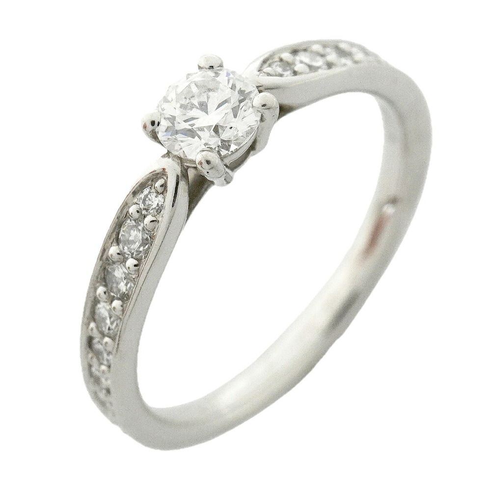 TIFFANY & CO. Silver Diamond Ring